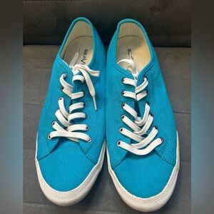 SeaVees Teal Canvas Monterey Sneaker Women’s Size 9.5 Great Condition